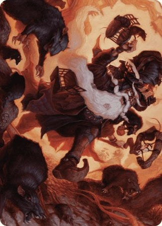 Tattered Ratter Art Card [Wilds of Eldraine Art Series] | Game Master's Emporium (The New GME)