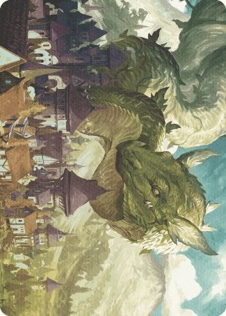Beanstalk Wurm Art Card [Wilds of Eldraine Art Series] | Game Master's Emporium (The New GME)