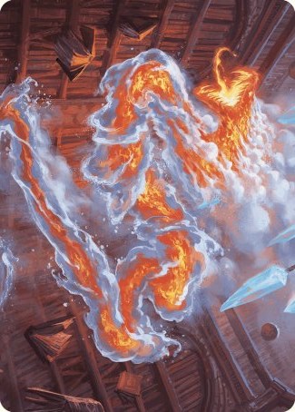 Scalding Viper Art Card [Wilds of Eldraine Art Series] | Game Master's Emporium (The New GME)