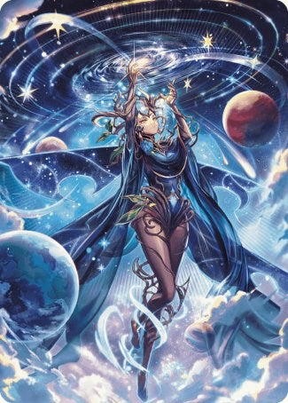 Omniscience Anime Art Card [Wilds of Eldraine Art Series] | Game Master's Emporium (The New GME)