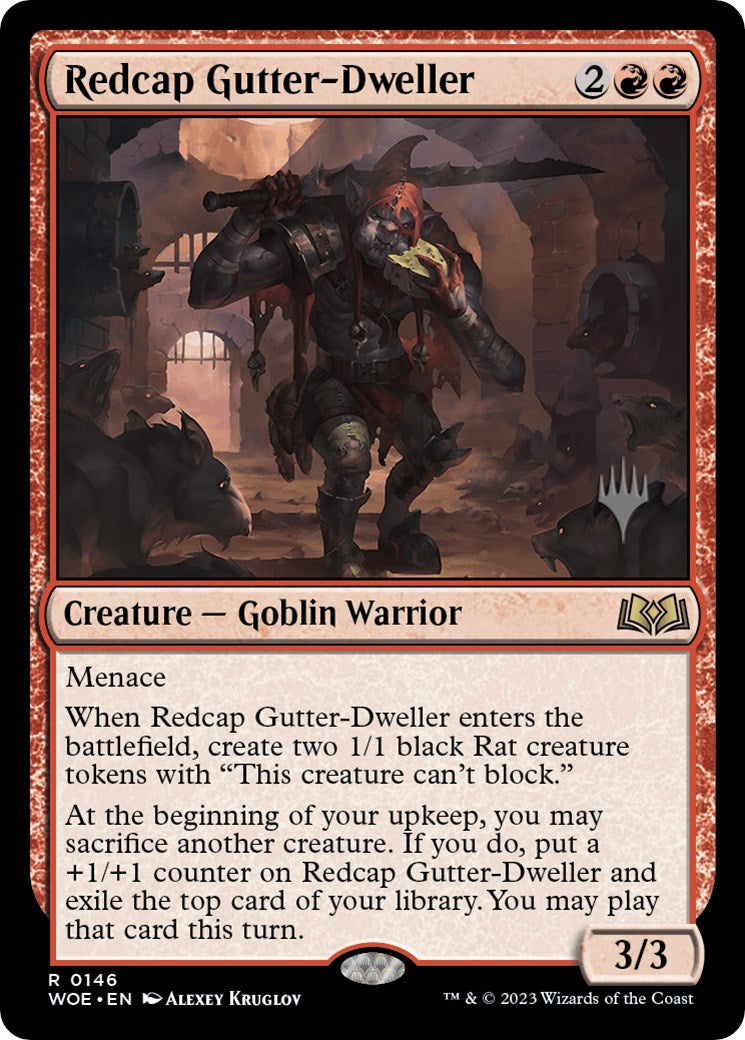 Redcap Gutter-Dweller (Promo Pack) [Wilds of Eldraine Promos] | Game Master's Emporium (The New GME)