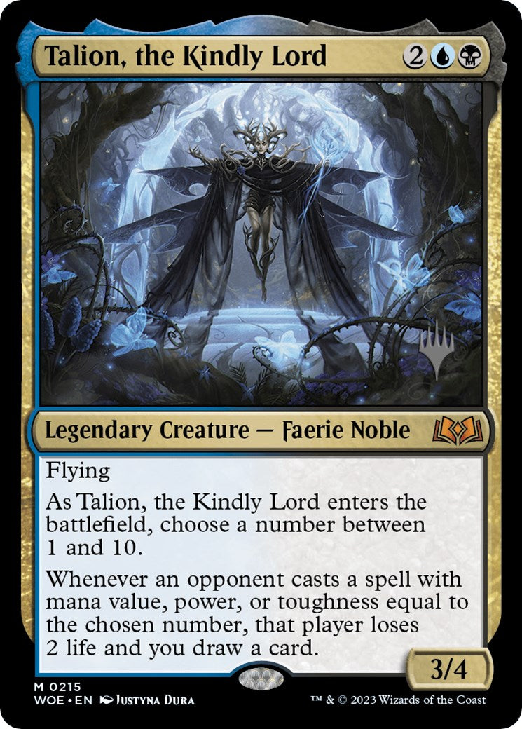 Talion, the Kindly Lord (Promo Pack) [Wilds of Eldraine Promos] | Game Master's Emporium (The New GME)