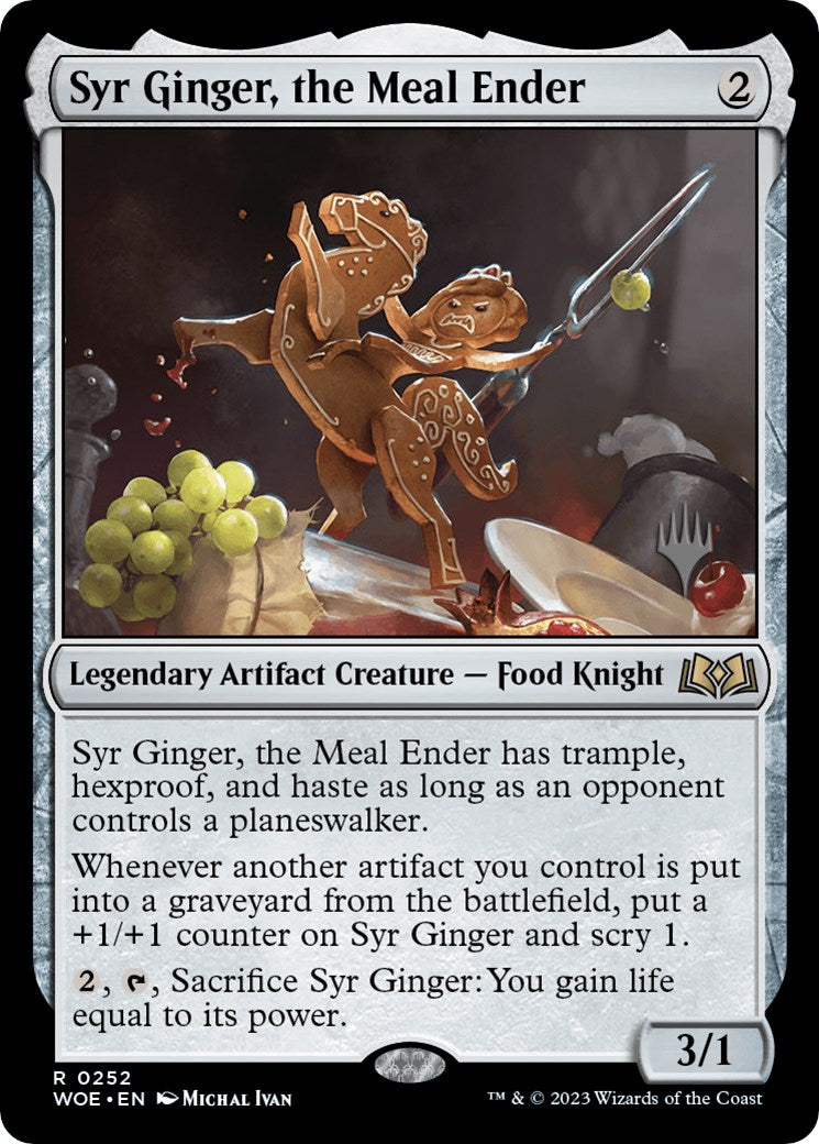 Syr Ginger, the Meal Ender (Promo Pack) [Wilds of Eldraine Promos] | Game Master's Emporium (The New GME)