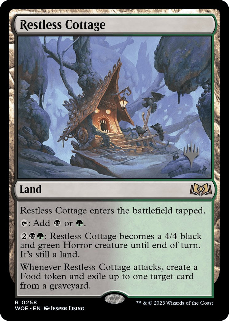 Restless Cottage (Promo Pack) [Wilds of Eldraine Promos] | Game Master's Emporium (The New GME)