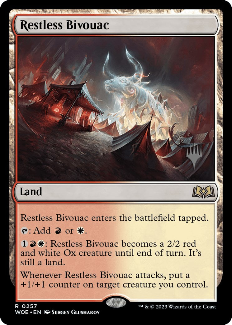 Restless Bivouac (Promo Pack) [Wilds of Eldraine Promos] | Game Master's Emporium (The New GME)