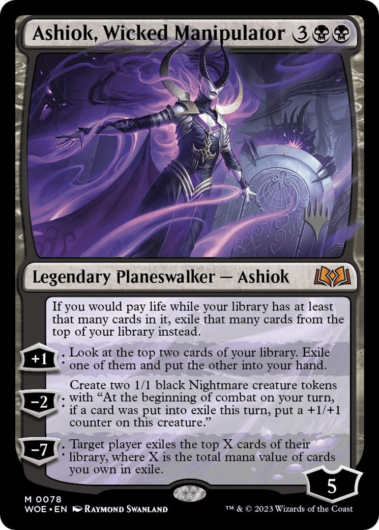 Ashiok, Wicked Manipulator (Promo Pack) [Wilds of Eldraine Promos] | Game Master's Emporium (The New GME)