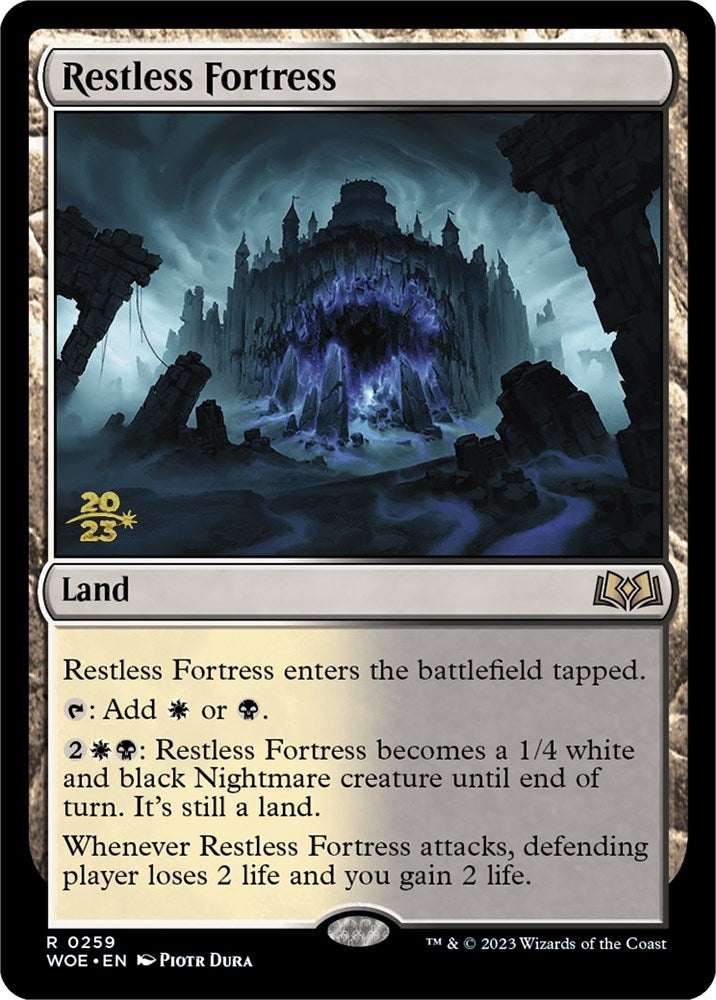 Restless Fortress [Wilds of Eldraine Prerelease Promos] | Game Master's Emporium (The New GME)