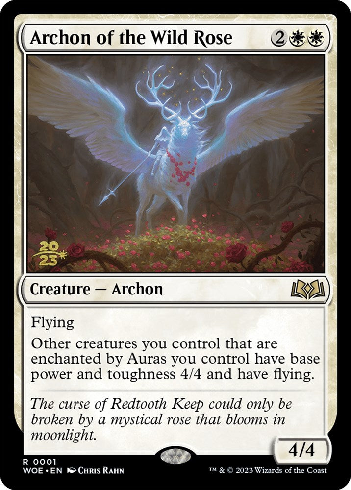 Archon of the Wild Rose [Wilds of Eldraine Prerelease Promos] | Game Master's Emporium (The New GME)