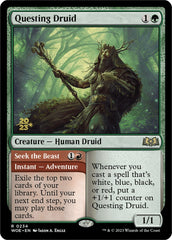 Questing Druid // Seek the Beast [Wilds of Eldraine Prerelease Promos] | Game Master's Emporium (The New GME)
