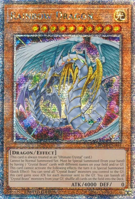 Rainbow Dragon [TN23-EN004] Quarter Century Secret Rare | Game Master's Emporium (The New GME)
