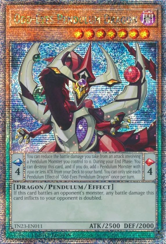 Odd-Eyes Pendulum Dragon [TN23-EN011] Quarter Century Secret Rare | Game Master's Emporium (The New GME)