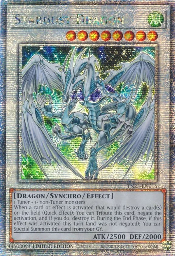 Stardust Dragon [TN23-EN016] Quarter Century Secret Rare | Game Master's Emporium (The New GME)