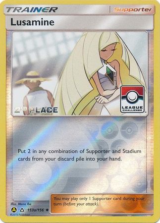 Lusamine (153a/156) (League Challenge Alt Art 2nd Place) [Sun & Moon: Ultra Prism] | Game Master's Emporium (The New GME)