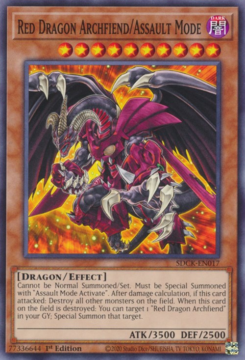 Red Dragon Archfiend/Assault Mode [SDCK-EN017] Common | Game Master's Emporium (The New GME)