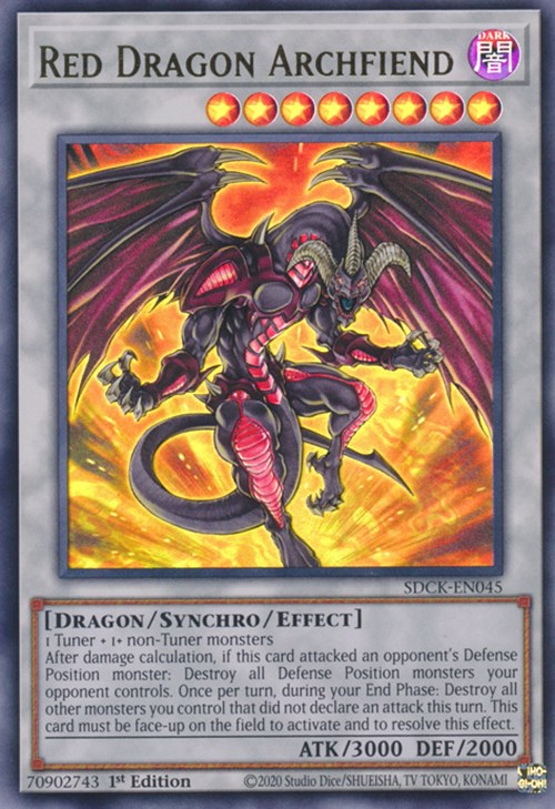 Red Dragon Archfiend [SDCK-EN045] Ultra Rare | Game Master's Emporium (The New GME)