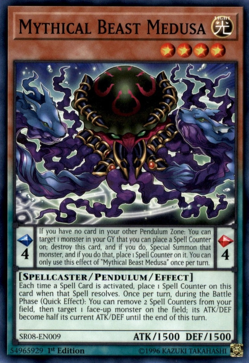 Mythical Beast Medusa [SR08-EN009] Common | Game Master's Emporium (The New GME)