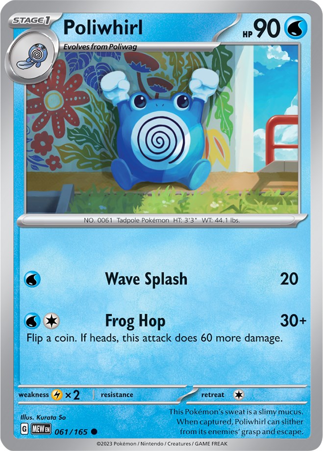 Poliwhirl (061/165) [Scarlet & Violet: 151] | Game Master's Emporium (The New GME)