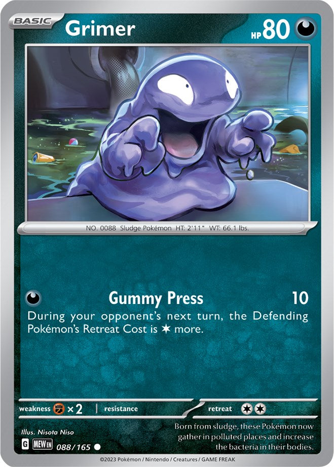 Grimer (088/165) [Scarlet & Violet: 151] | Game Master's Emporium (The New GME)