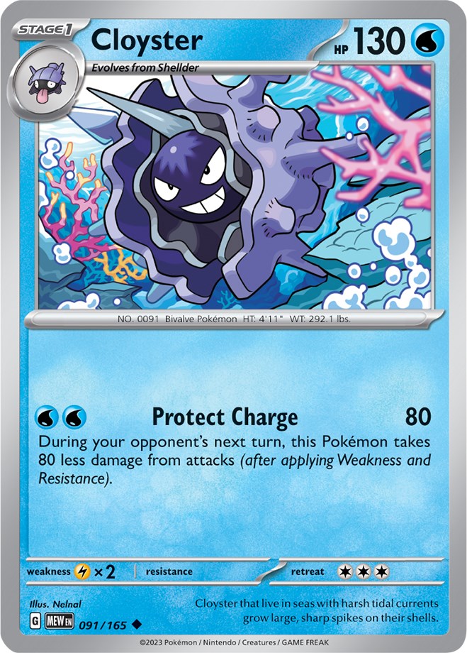 Cloyster (091/165) [Scarlet & Violet: 151] | Game Master's Emporium (The New GME)