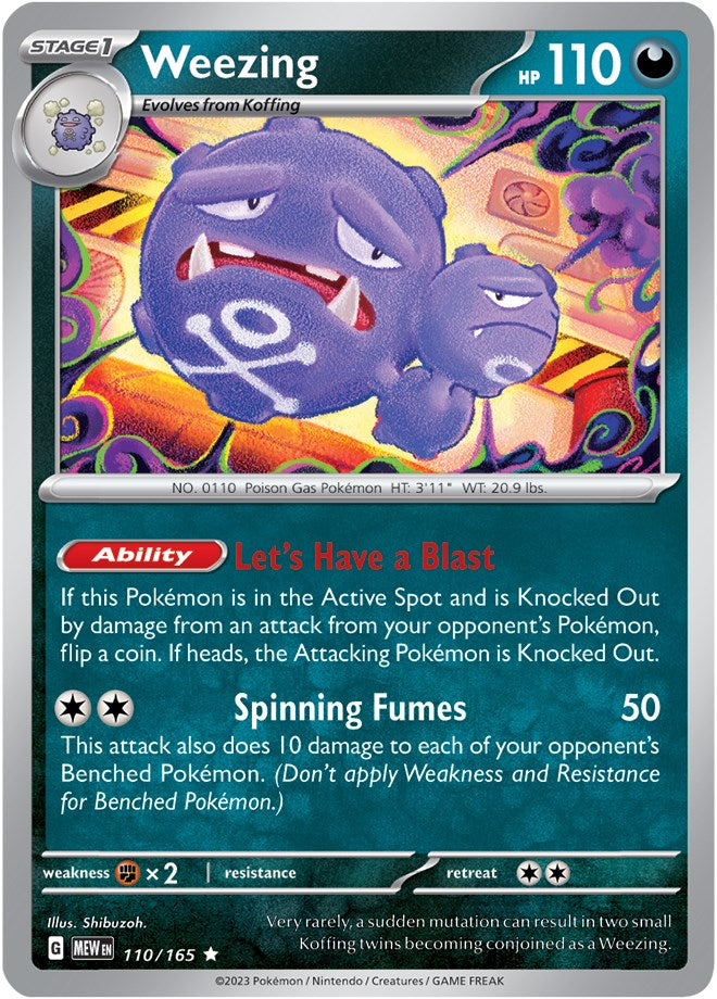 Weezing (110/165) [Scarlet & Violet: 151] | Game Master's Emporium (The New GME)