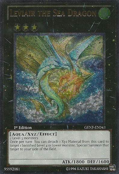 Leviair the Sea Dragon [GENF-EN043] Ultimate Rare | Game Master's Emporium (The New GME)