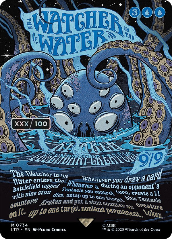 The Watcher in the Water (Borderless Poster) (Serialized) [The Lord of the Rings: Tales of Middle-Earth] | Game Master's Emporium (The New GME)