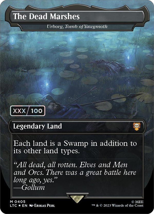The Dead Marshes - Urborg, Tomb of Yawgmoth (Serialized) [The Lord of the Rings: Tales of Middle-Earth Commander] | Game Master's Emporium (The New GME)