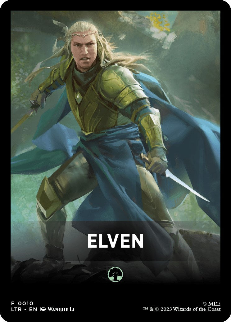 Elven Theme Card [The Lord of the Rings: Tales of Middle-Earth] | Game Master's Emporium (The New GME)