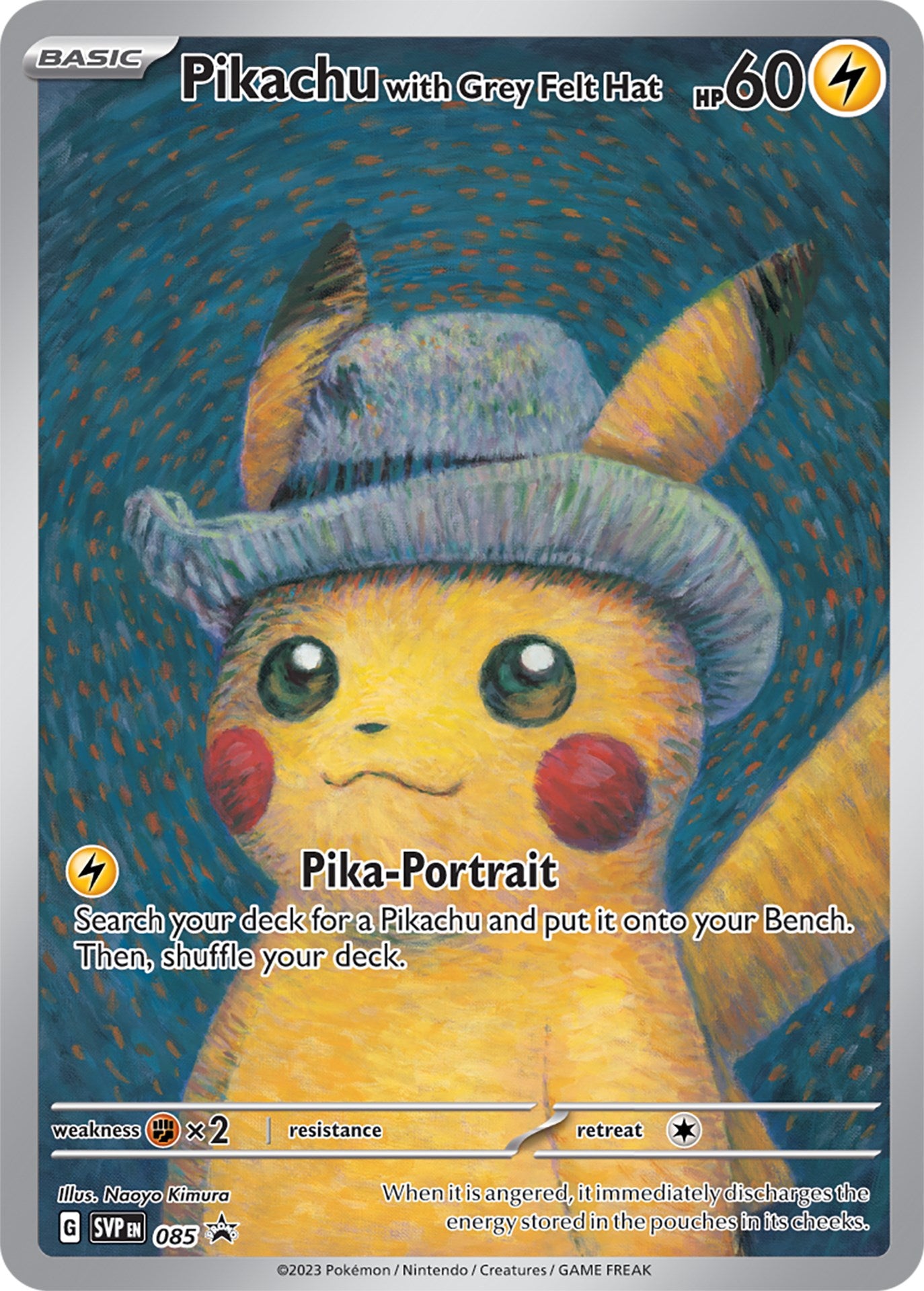 Pikachu with Grey Felt Hat (085) [Scarlet & Violet: Black Star Promos] | Game Master's Emporium (The New GME)