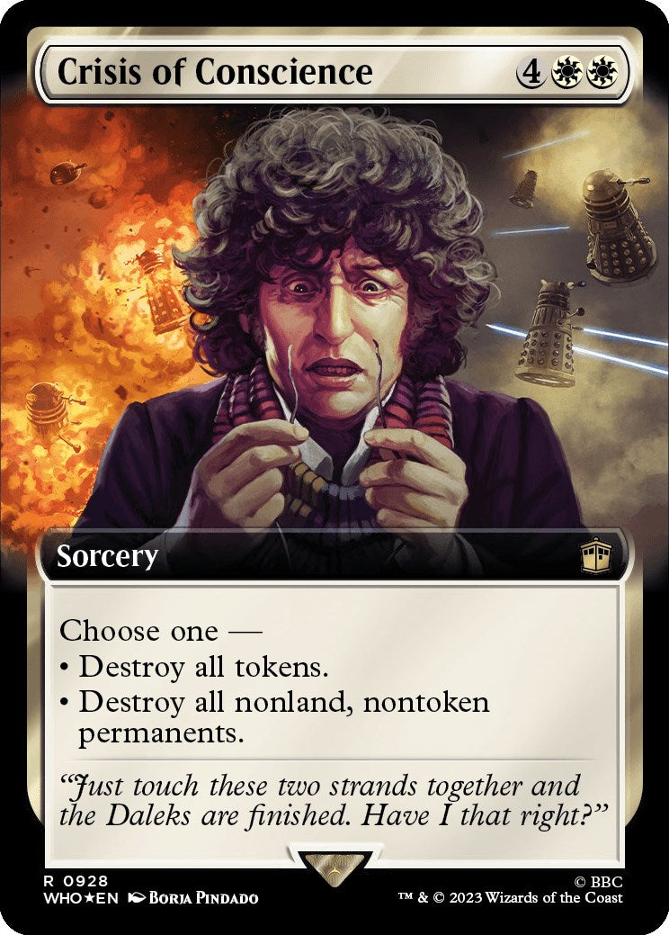 Crisis of Conscience (Extended Art) (Surge Foil) [Doctor Who] | Game Master's Emporium (The New GME)