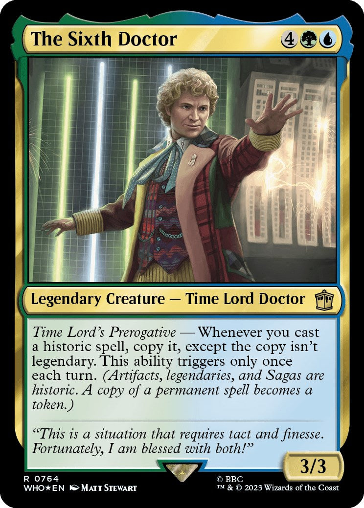 The Sixth Doctor (Surge Foil) [Doctor Who] | Game Master's Emporium (The New GME)