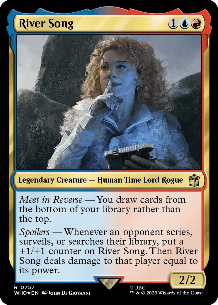River Song (Surge Foil) [Doctor Who] | Game Master's Emporium (The New GME)