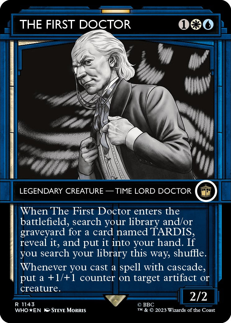 The First Doctor (Showcase) (Surge Foil) [Doctor Who] | Game Master's Emporium (The New GME)