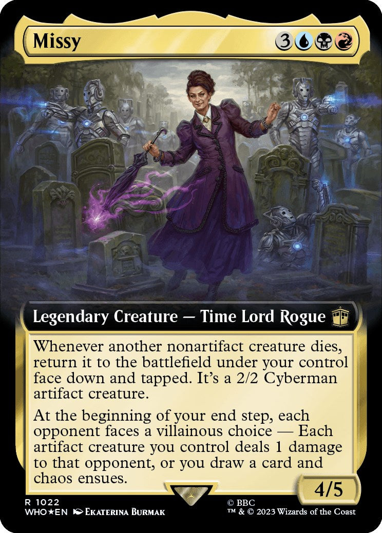 Missy (Extended Art) (Surge Foil) [Doctor Who] | Game Master's Emporium (The New GME)