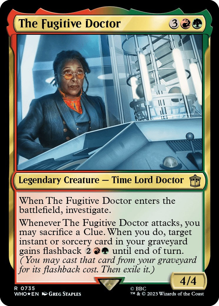 The Fugitive Doctor (Surge Foil) [Doctor Who] | Game Master's Emporium (The New GME)