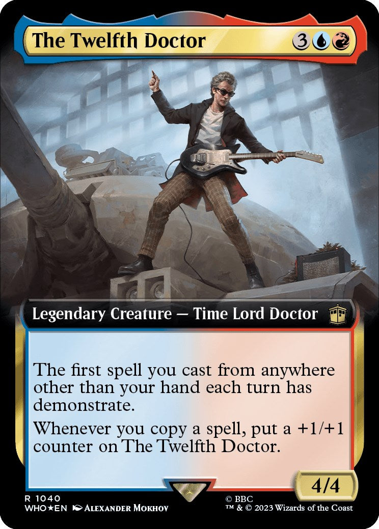 The Twelfth Doctor (Extended Art) (Surge Foil) [Doctor Who] | Game Master's Emporium (The New GME)