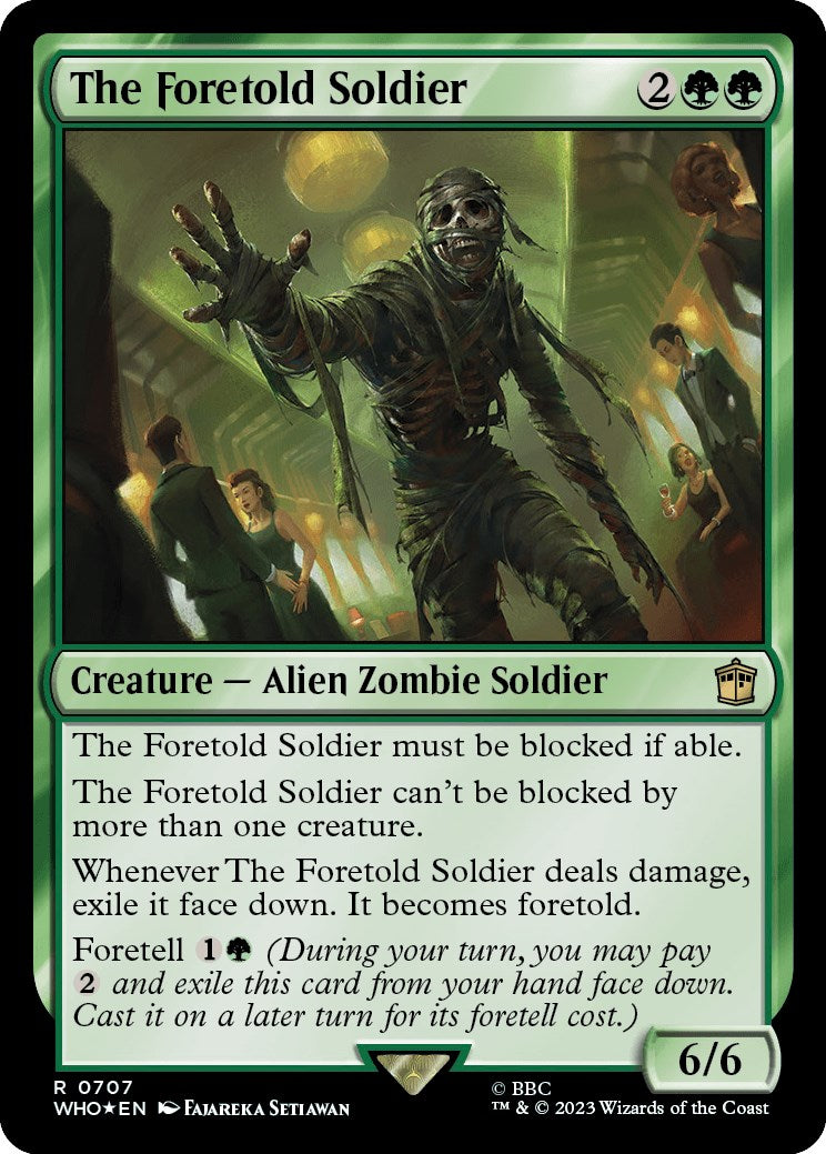 The Foretold Soldier (Surge Foil) [Doctor Who] | Game Master's Emporium (The New GME)