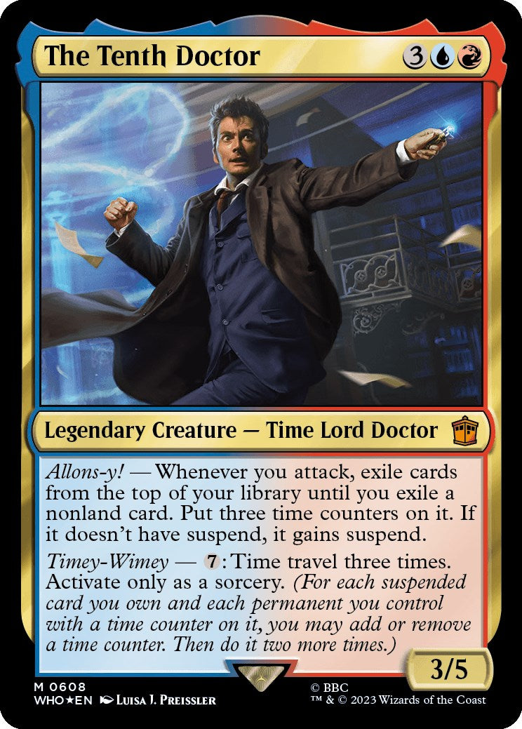 The Tenth Doctor (Surge Foil) [Doctor Who] | Game Master's Emporium (The New GME)