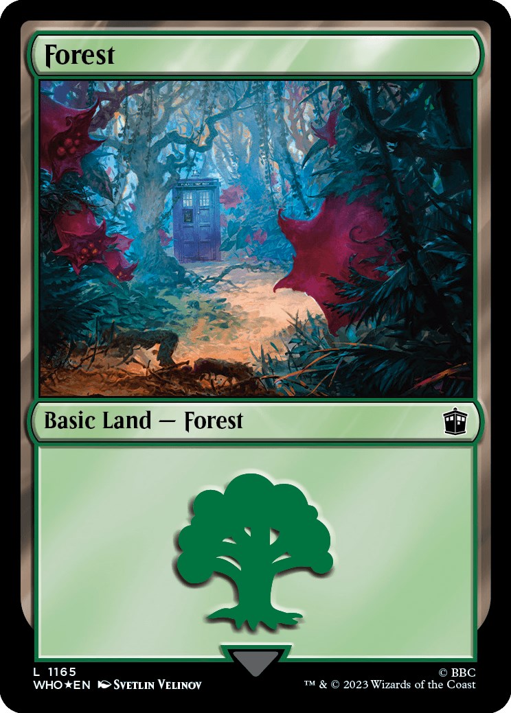 Forest (1165) (Surge Foil) [Doctor Who] | Game Master's Emporium (The New GME)