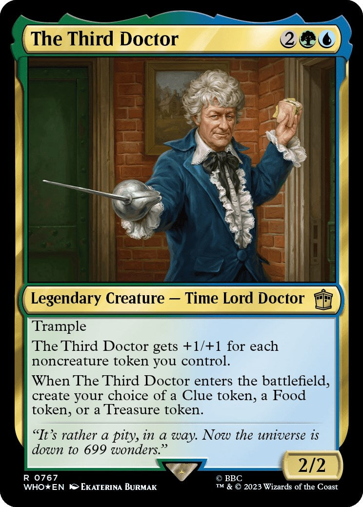 The Third Doctor (Surge Foil) [Doctor Who] | Game Master's Emporium (The New GME)