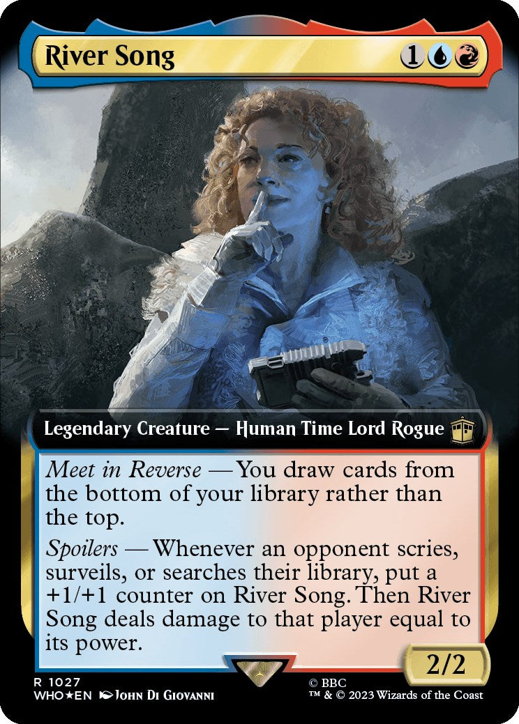 River Song (Extended Art) (Surge Foil) [Doctor Who] | Game Master's Emporium (The New GME)
