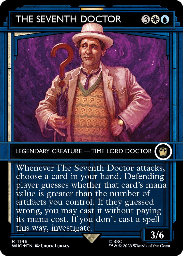 The Seventh Doctor (Showcase) (Surge Foil) [Doctor Who] | Game Master's Emporium (The New GME)