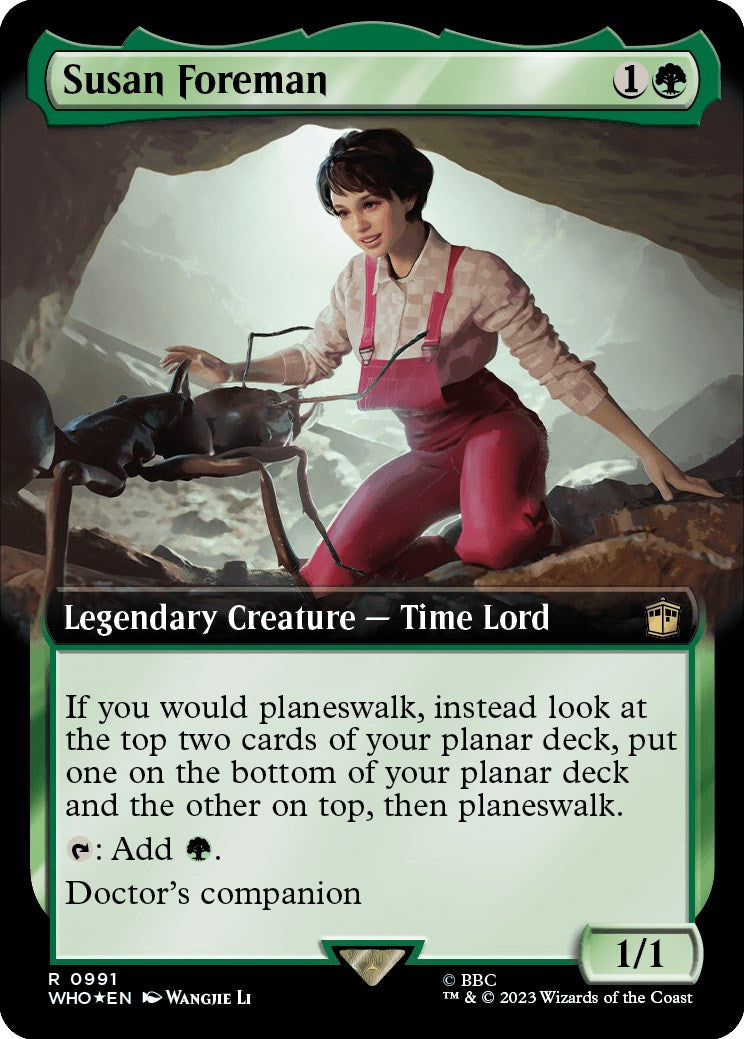 Susan Foreman (Extended Art) (Surge Foil) [Doctor Who] | Game Master's Emporium (The New GME)