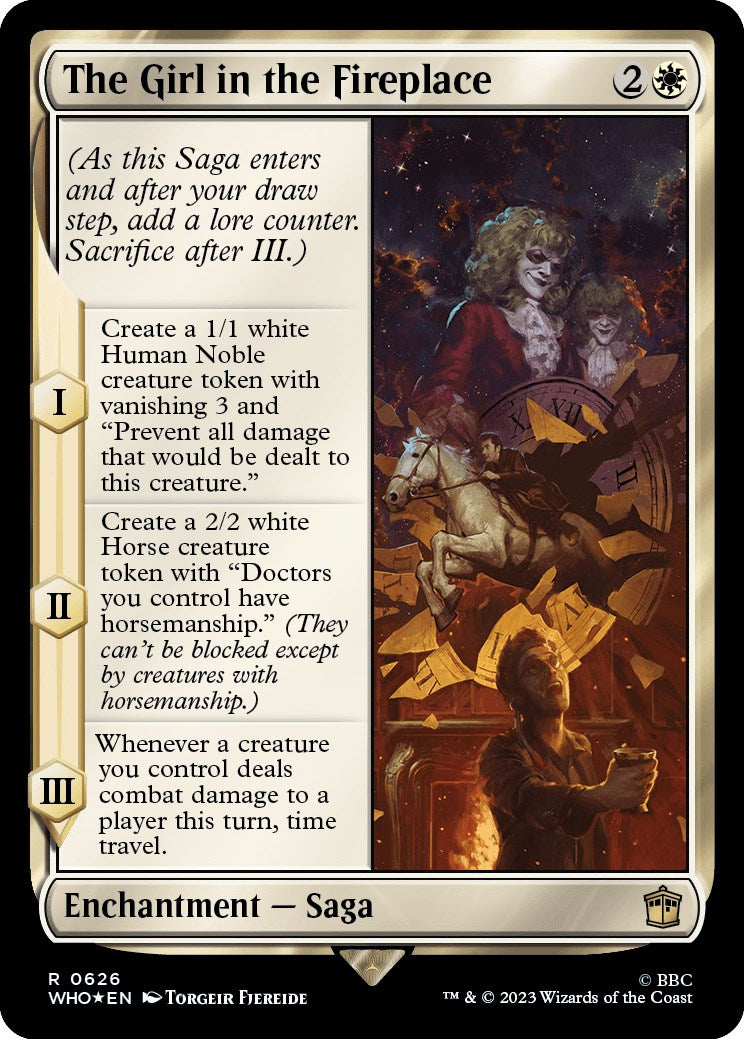 The Girl in the Fireplace (Surge Foil) [Doctor Who] | Game Master's Emporium (The New GME)