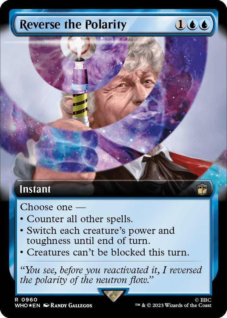 Reverse the Polarity (Extended Art) (Surge Foil) [Doctor Who] | Game Master's Emporium (The New GME)