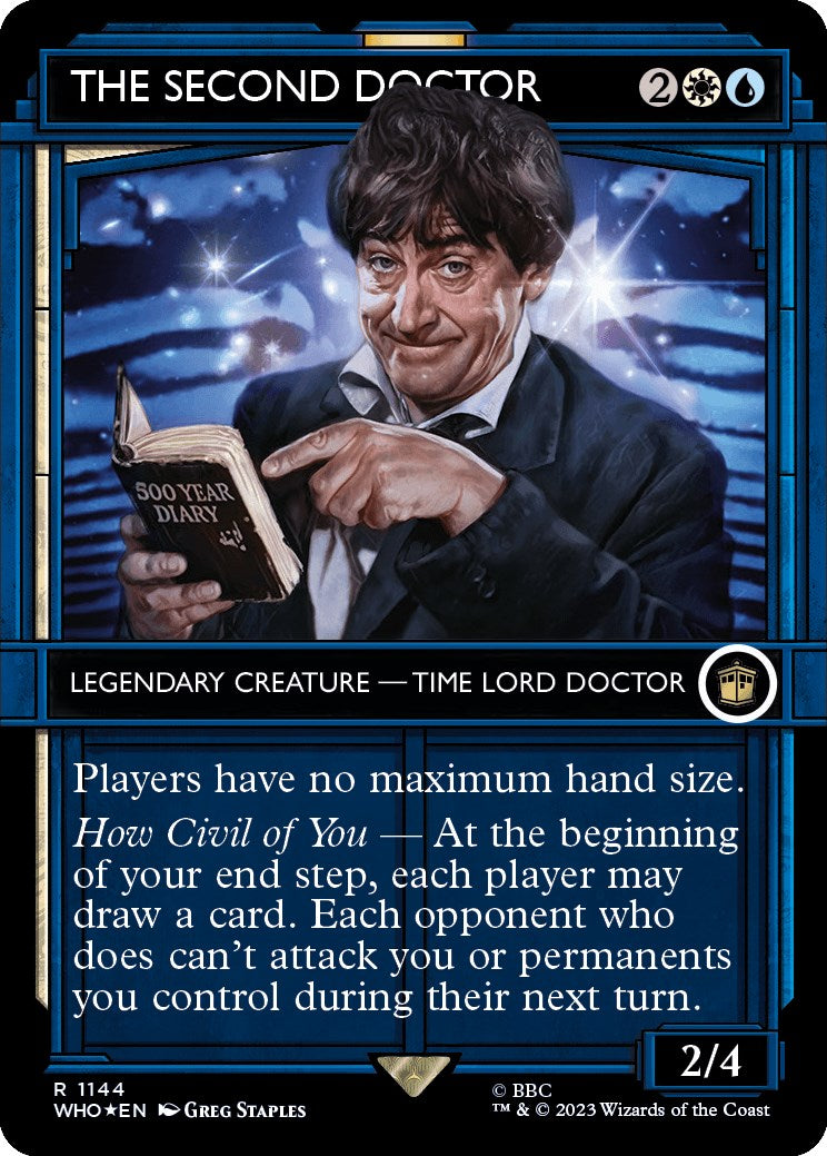 The Second Doctor (Showcase) (Surge Foil) [Doctor Who] | Game Master's Emporium (The New GME)