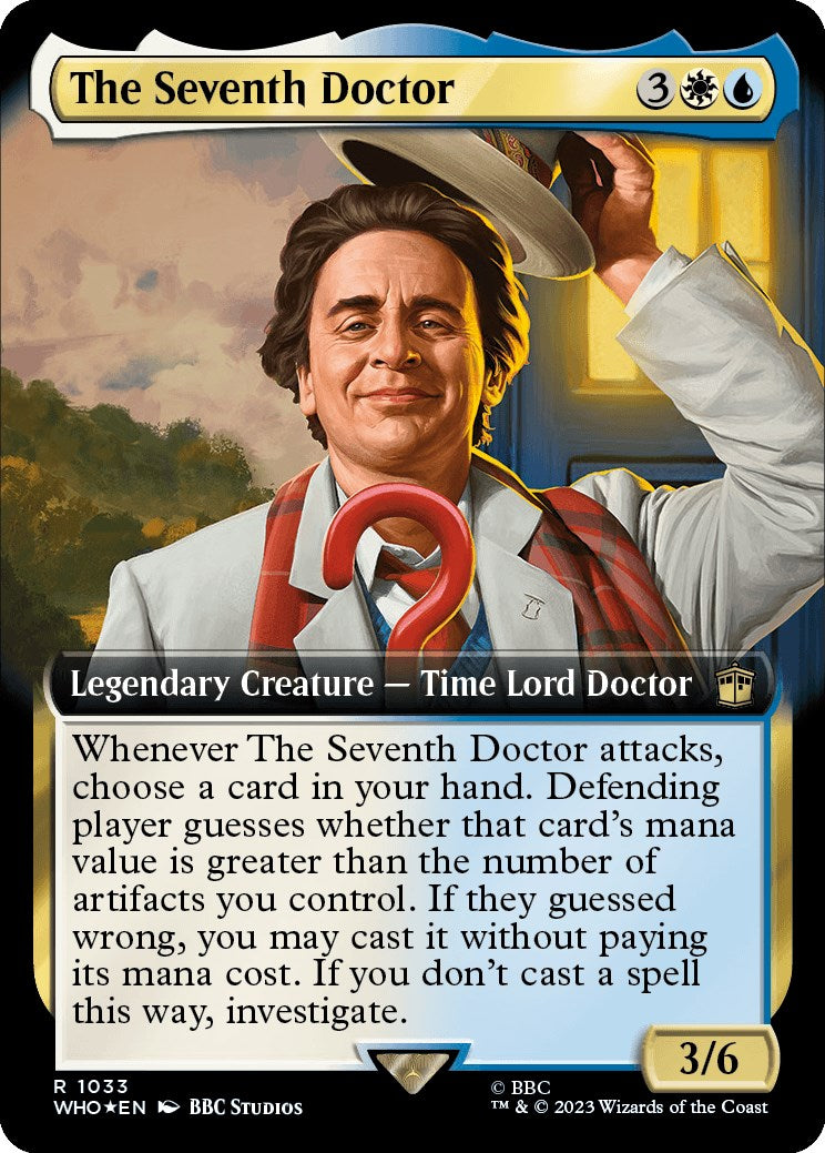 The Seventh Doctor (Extended Art) (Surge Foil) [Doctor Who] | Game Master's Emporium (The New GME)