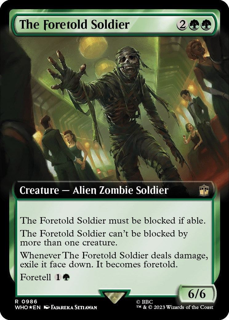 The Foretold Soldier (Extended Art) (Surge Foil) [Doctor Who] | Game Master's Emporium (The New GME)