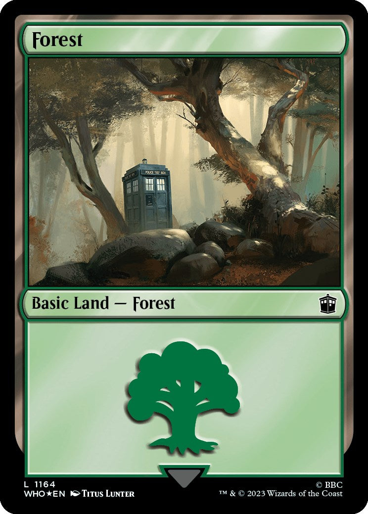 Forest (1164) (Surge Foil) [Doctor Who] | Game Master's Emporium (The New GME)