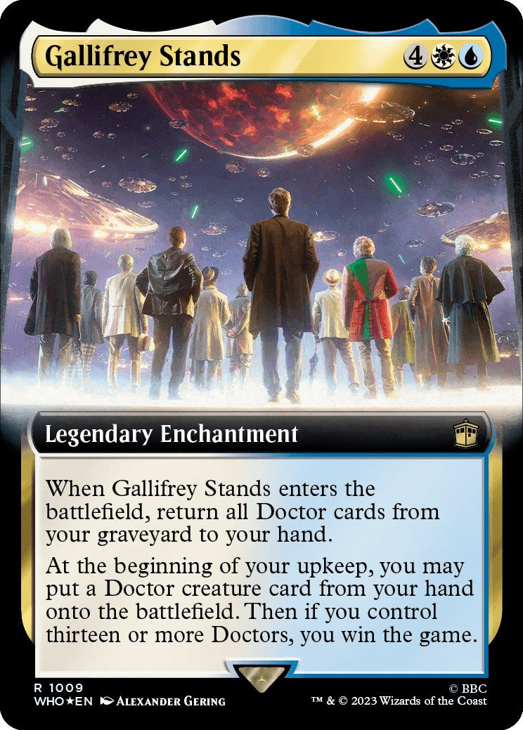 Gallifrey Stands (Extended Art) (Surge Foil) [Doctor Who] | Game Master's Emporium (The New GME)